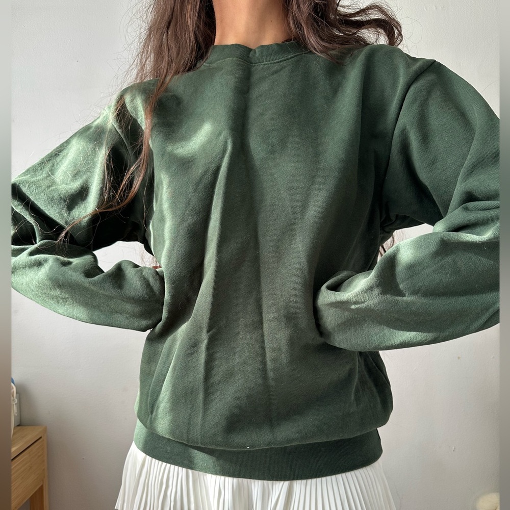 Los Ángeles apparel dark army green crew neck sweatshirt 
Size small - Picture 3 of 9